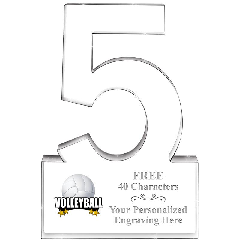 6" 5 YEARS OF SERVICE ACRYLIC