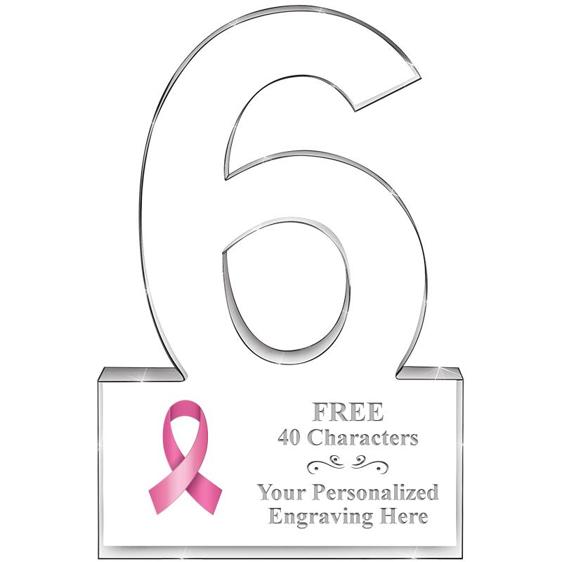 6" 6 YEARS OF SERVICE ACRYLIC