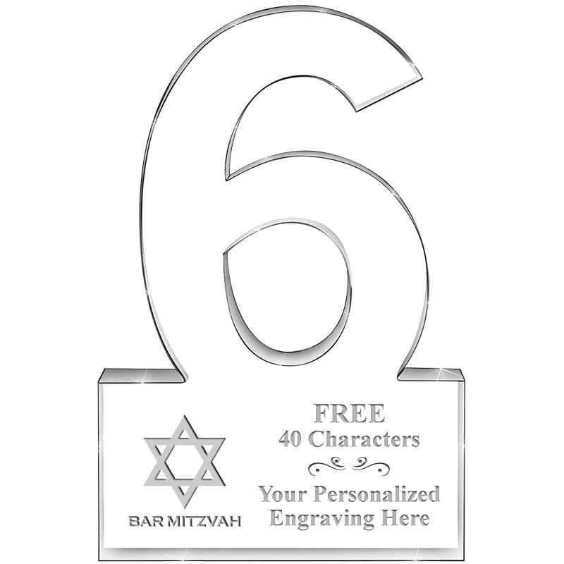 %" 6 YEARS OF SERVICE ACRYLIC