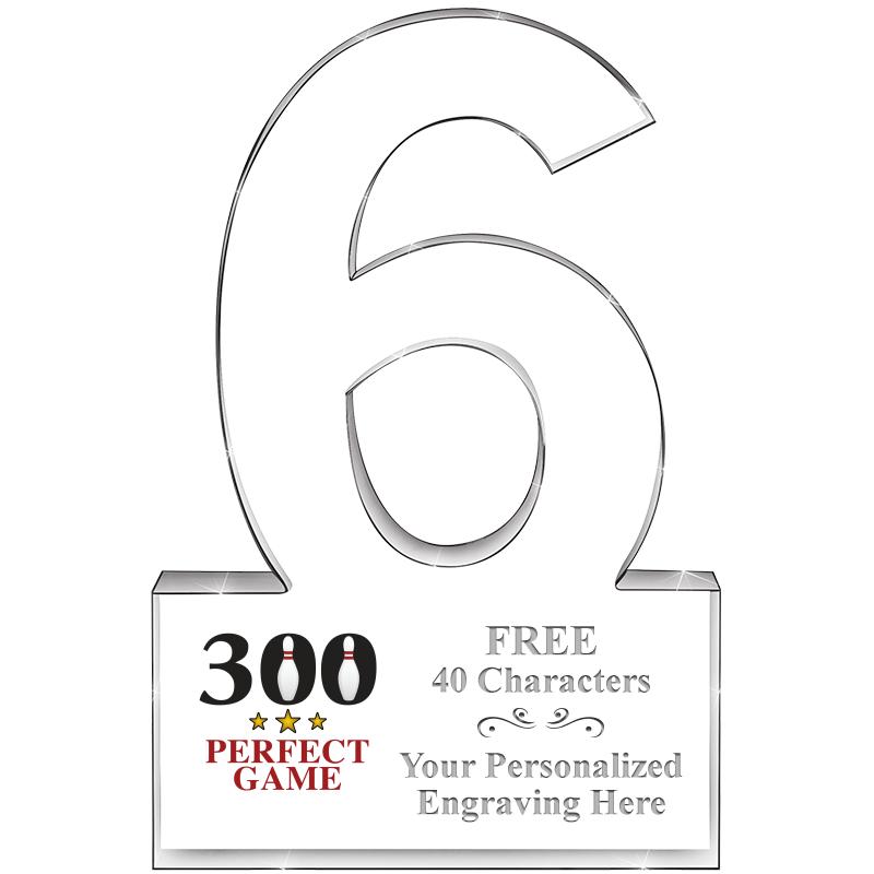 %" 6 YEARS OF SERVICE ACRYLIC