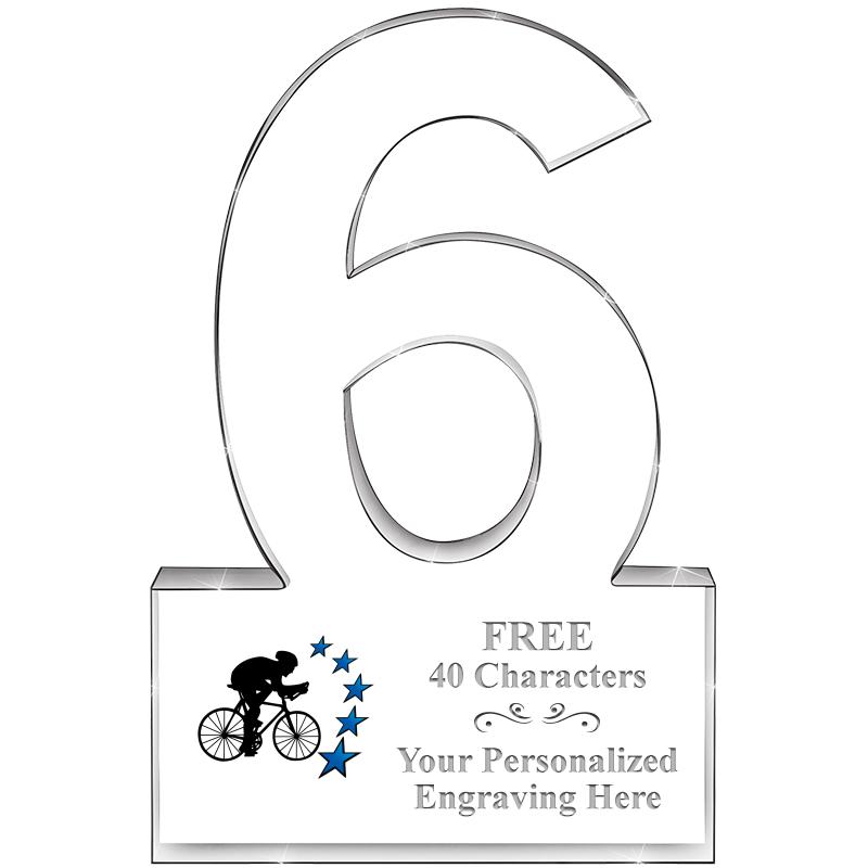 %" 6 YEARS OF SERVICE ACRYLIC