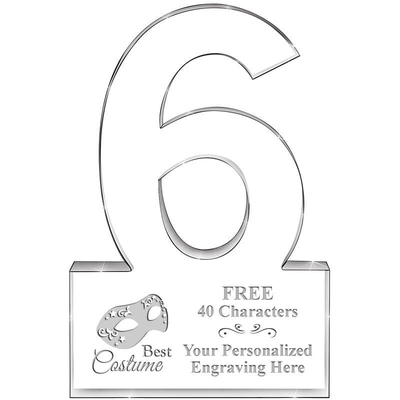 %" 6 YEARS OF SERVICE ACRYLIC