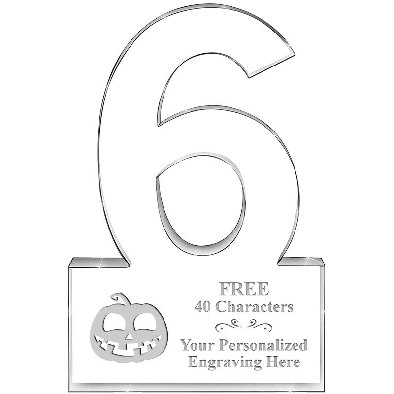 %" 6 YEARS OF SERVICE ACRYLIC