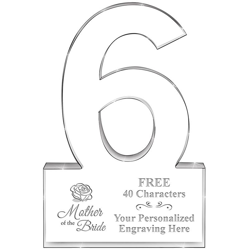 6" 6 YEARS OF SERVICE ACRYLIC