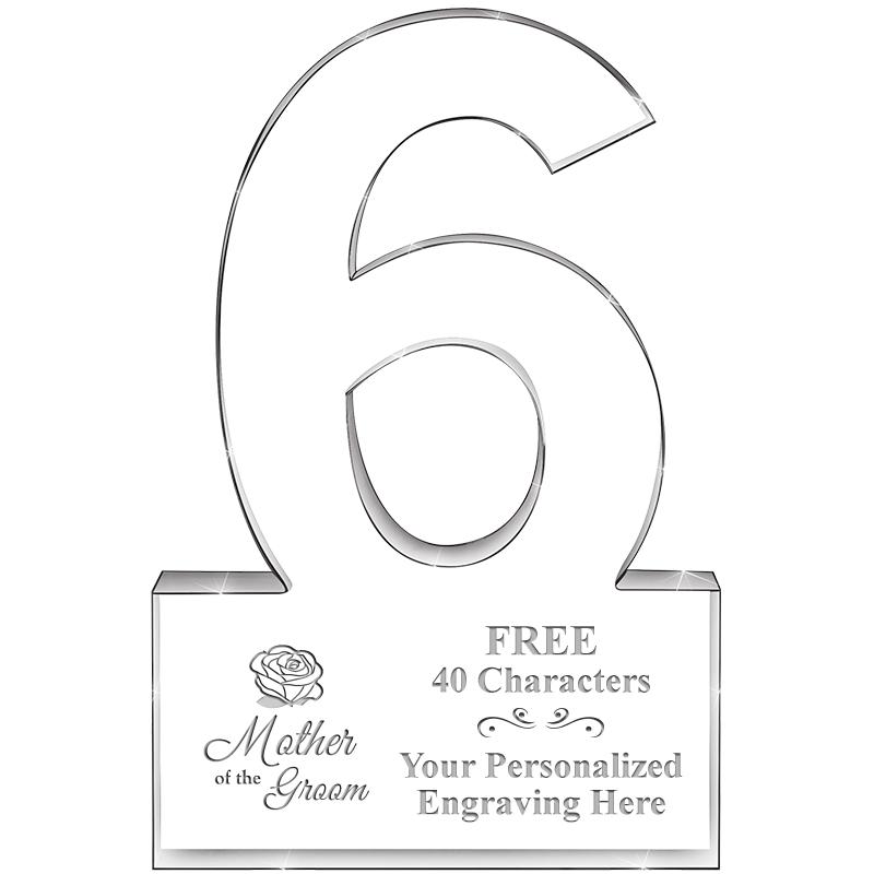 6" 6 YEARS OF SERVICE ACRYLIC