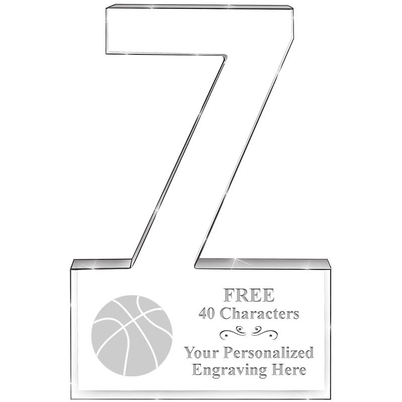 6" 7 YEARS OF SERVICE ACRYLIC