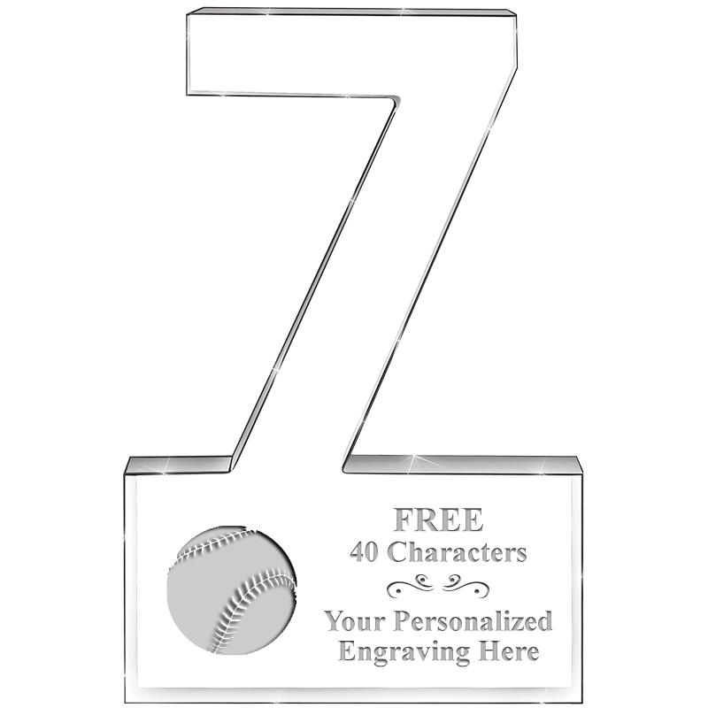 6" 7 YEARS OF SERVICE ACRYLIC