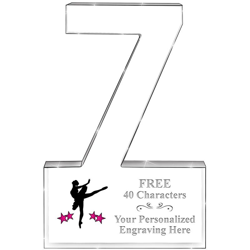 6" 7 YEARS OF SERVICE ACRYLIC