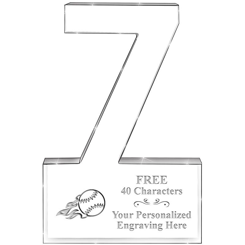 6" 7 YEARS OF SERVICE ACRYLIC