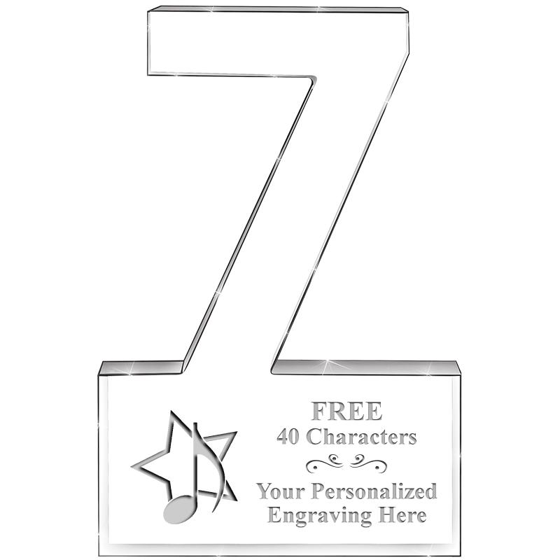 6" 7 YEARS OF SERVICE ACRYLIC