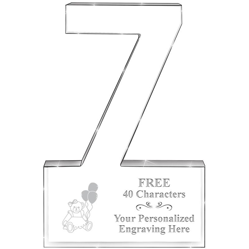 6" 7 YEARS OF SERVICE ACRYLIC