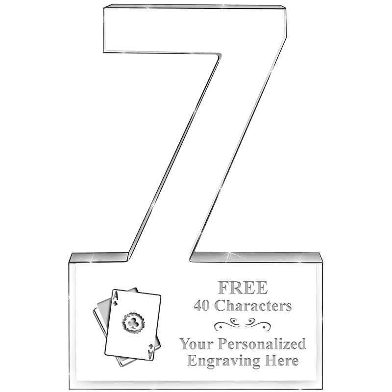 6" 7 YEARS OF SERVICE ACRYLIC