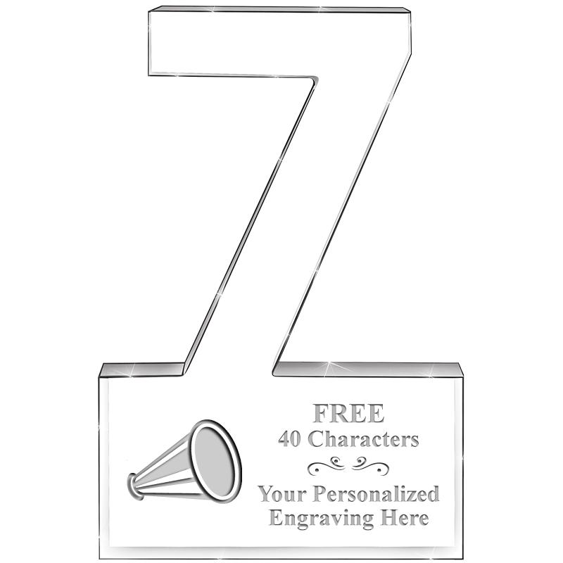 6" 7 YEARS OF SERVICE ACRYLIC