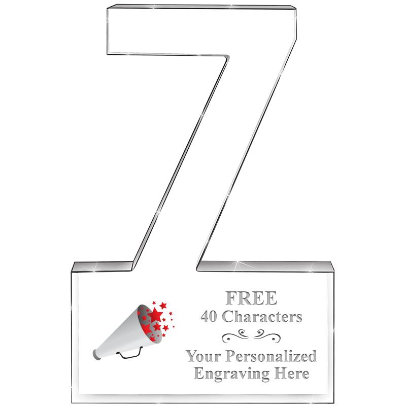 6" 7 YEARS OF SERVICE ACRYLIC