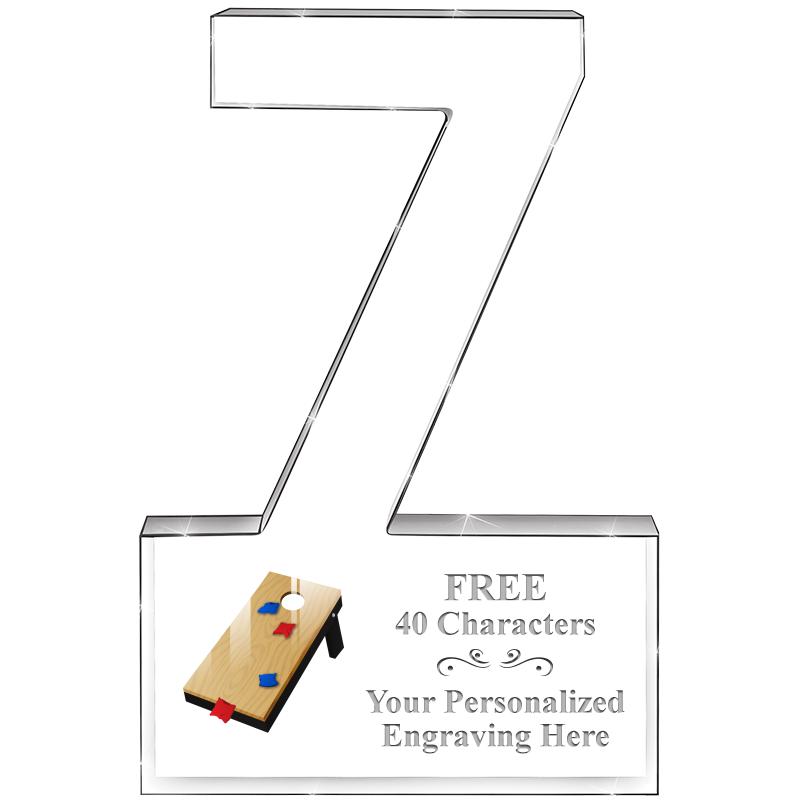 6" 7 YEARS OF SERVICE ACRYLIC