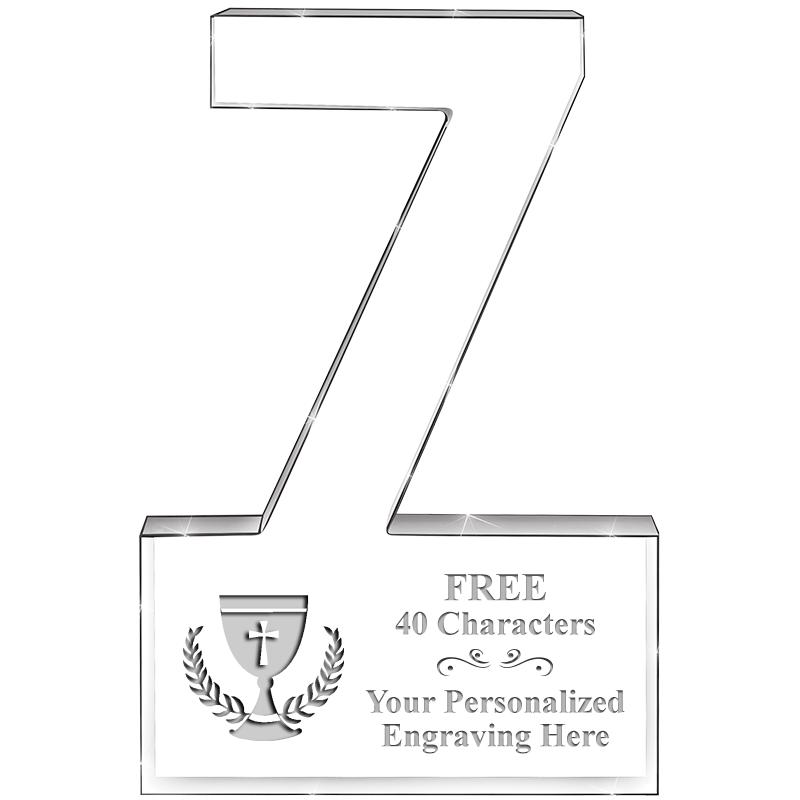 6" 7 YEARS OF SERVICE ACRYLIC