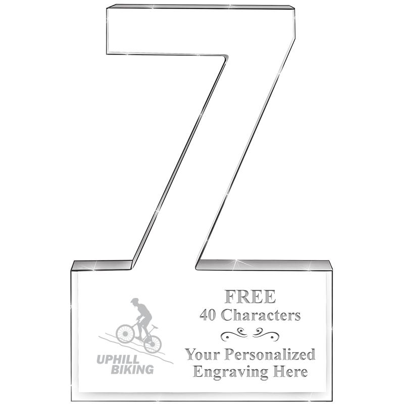 6" 7 YEARS OF SERVICE ACRYLIC