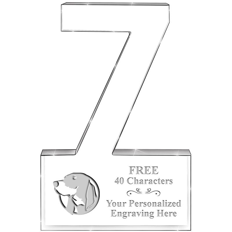 6" 7 YEARS OF SERVICE ACRYLIC