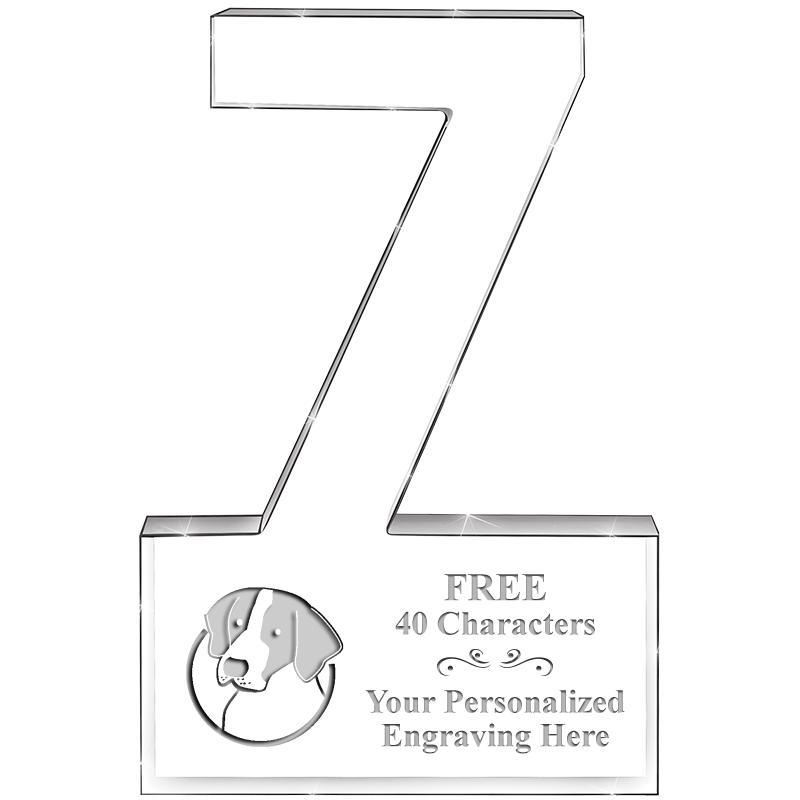 6" 7 YEARS OF SERVICE ACRYLIC