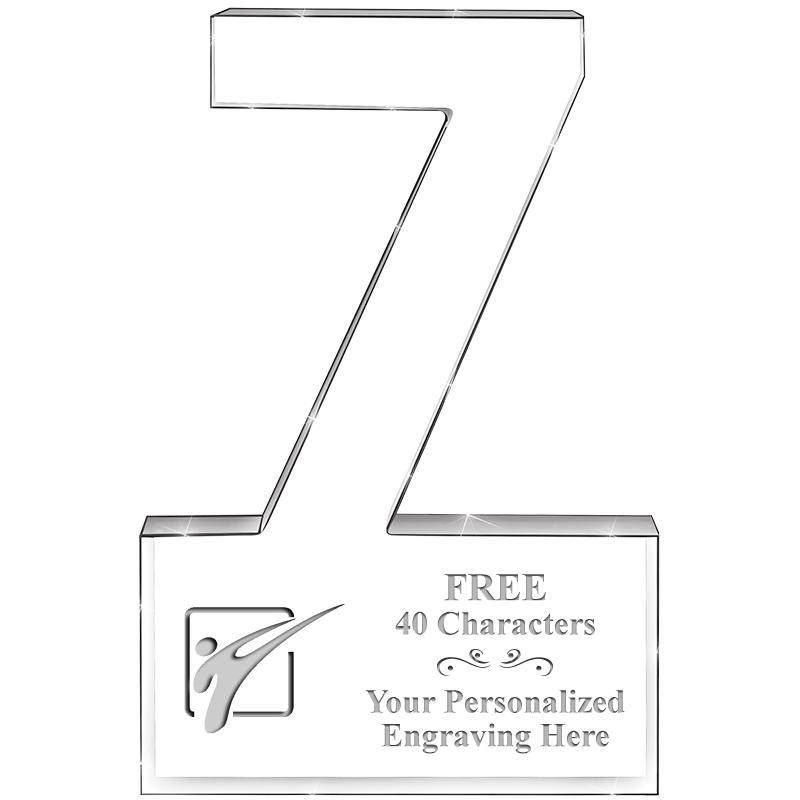 6" 7 YEARS OF SERVICE ACRYLIC