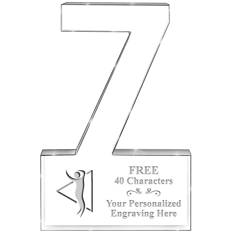 6" 7 YEARS OF SERVICE ACRYLIC