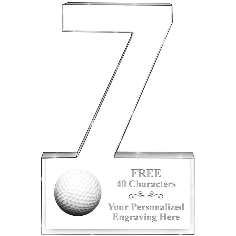 6" 7 YEARS OF SERVICE ACRYLIC