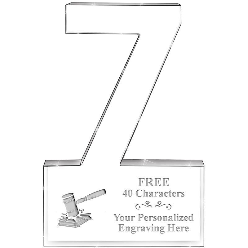 6" 7 YEARS OF SERVICE ACRYLIC