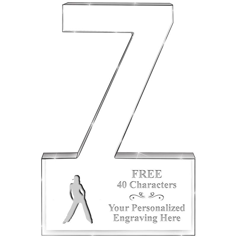 6" 7 YEARS OF SERVICE ACRYLIC