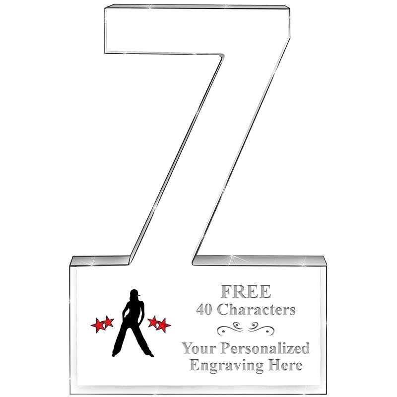 6" 7 YEARS OF SERVICE ACRYLIC