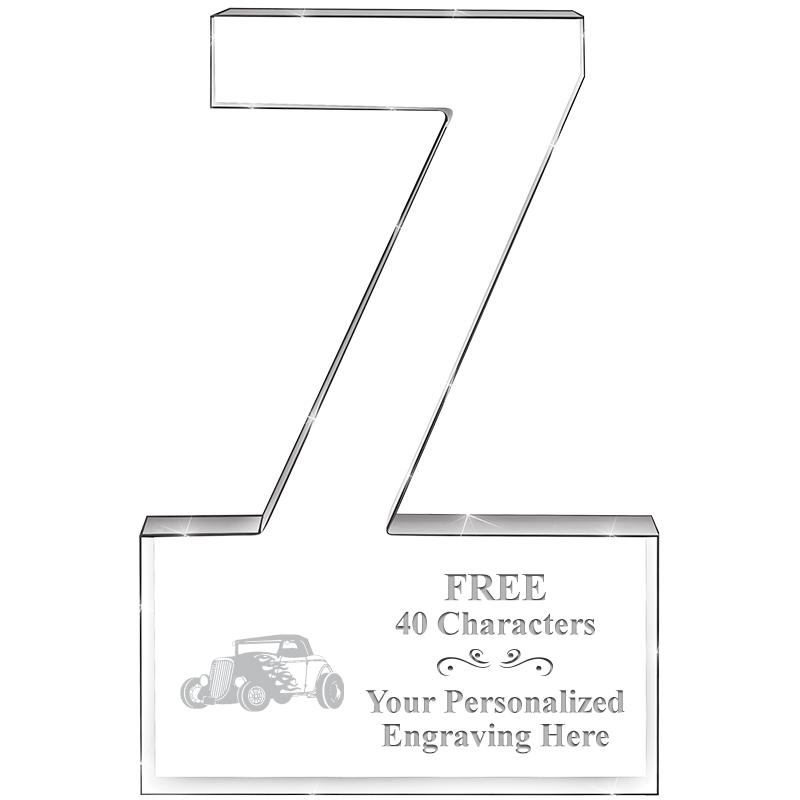 6" 7 YEARS OF SERVICE ACRYLIC