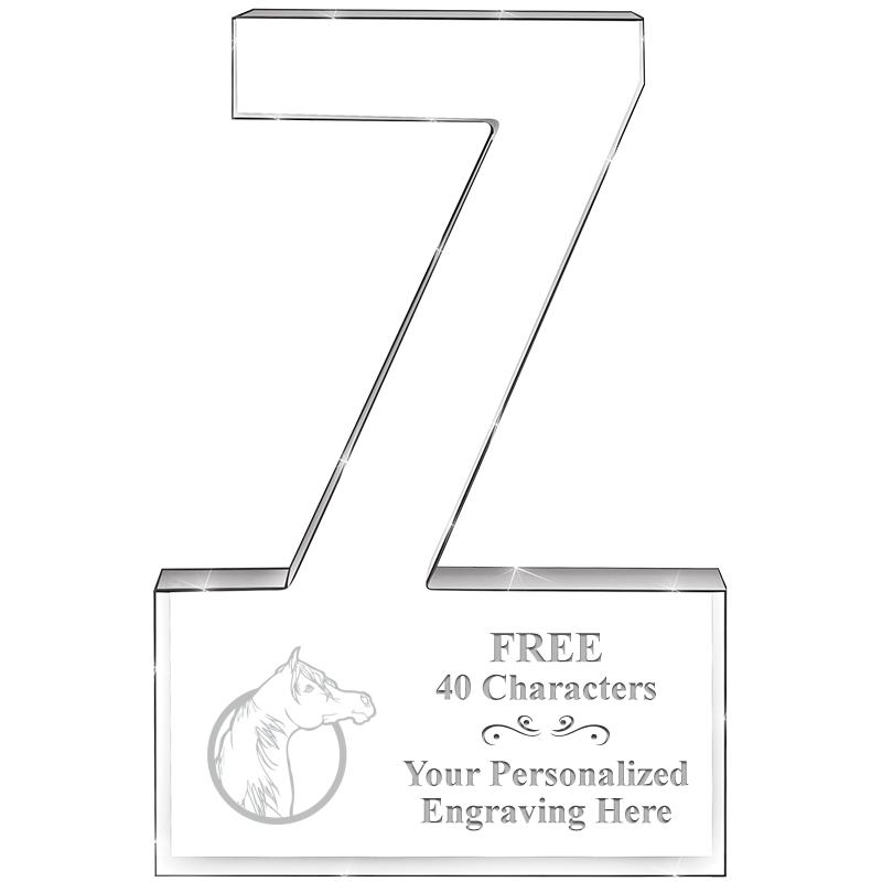 6" 7 YEARS OF SERVICE ACRYLIC