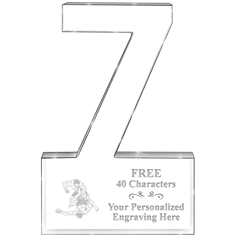 6" 7 YEARS OF SERVICE ACRYLIC