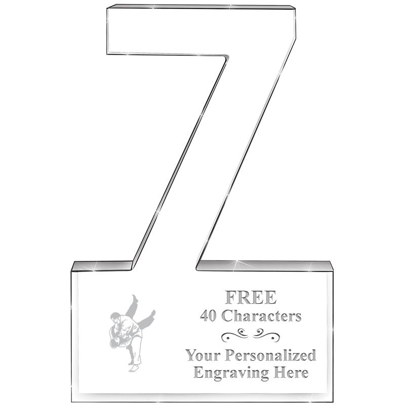 6" 7 YEARS OF SERVICE ACRYLIC