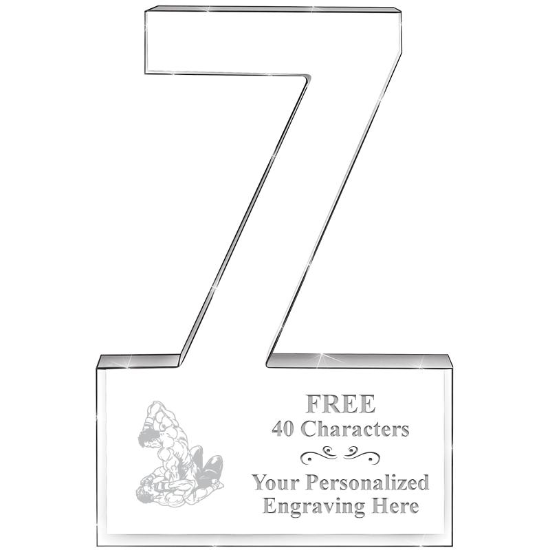 6" 7 YEARS OF SERVICE ACRYLIC