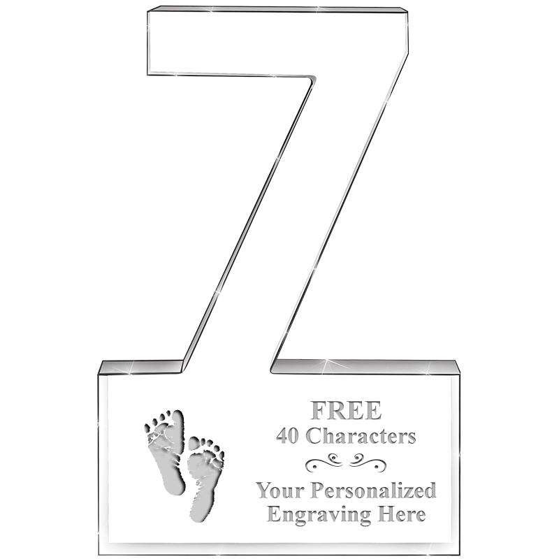 6" 7 YEARS OF SERVICE ACRYLIC