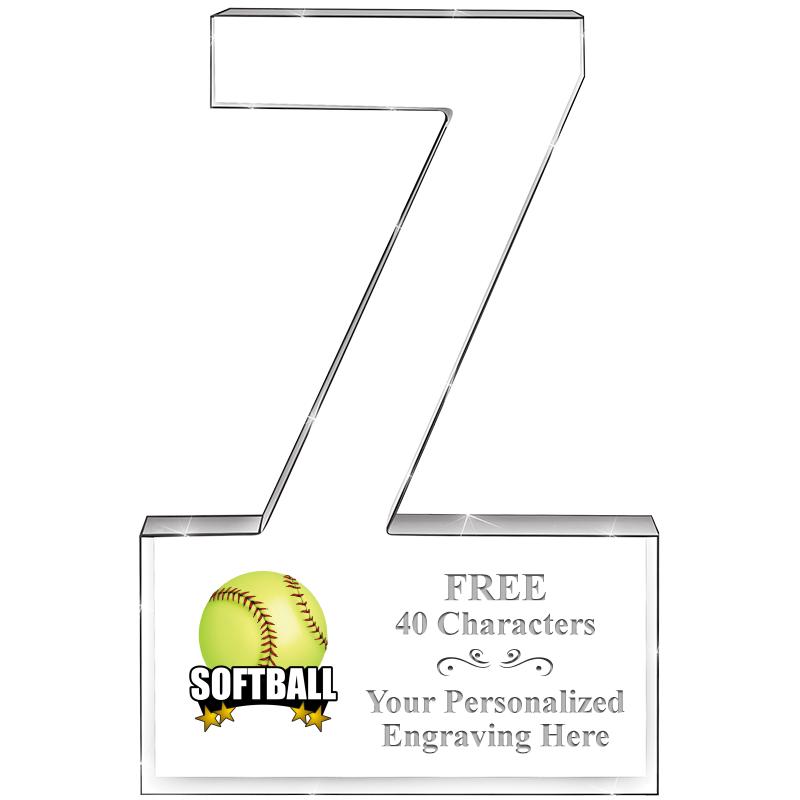 6" 7 YEARS OF SERVICE ACRYLIC