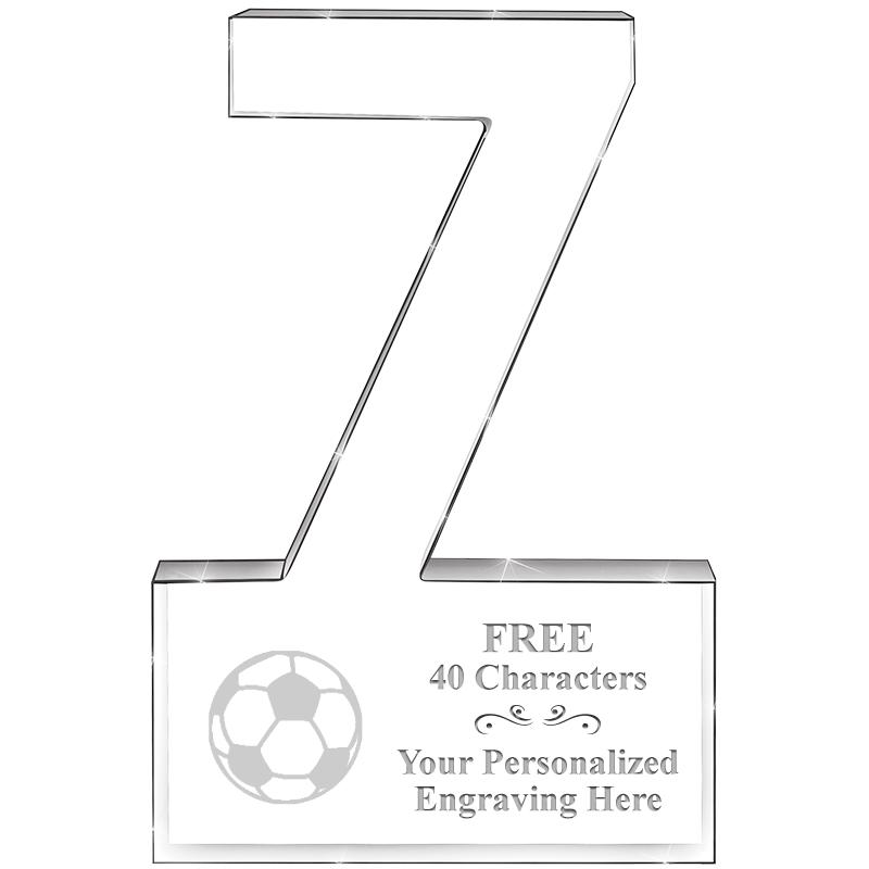 6" 7 YEARS OF SERVICE ACRYLIC