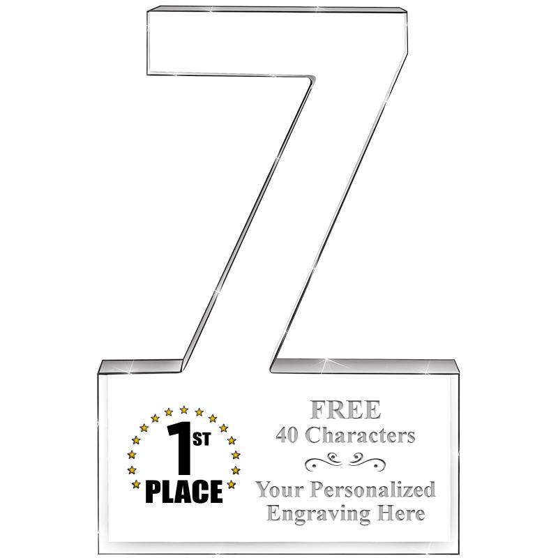 6" 7 YEARS OF SERVICE ACRYLIC