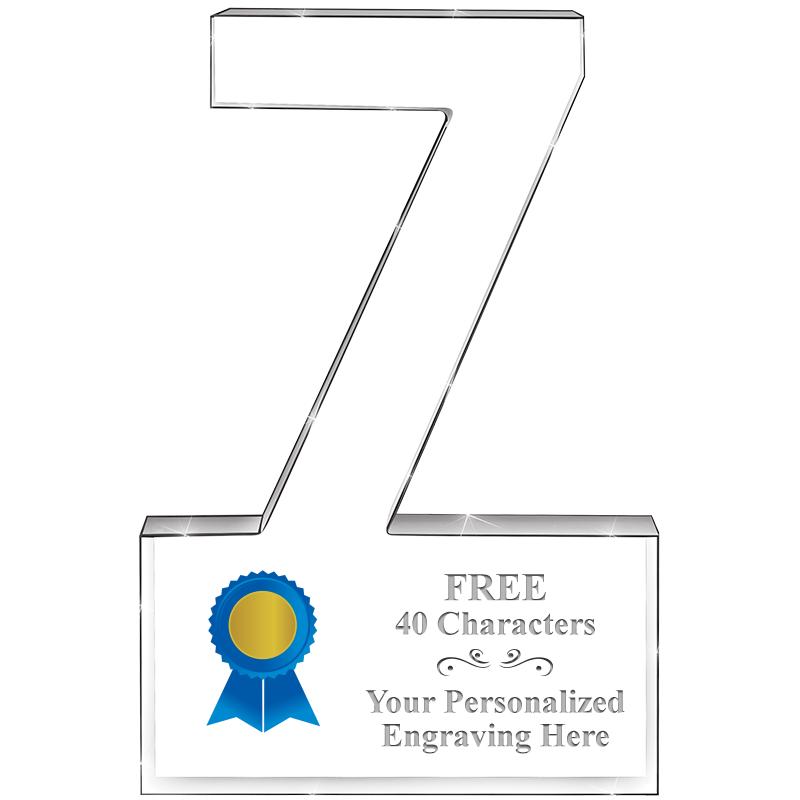 6" 7 YEARS OF SERVICE ACRYLIC