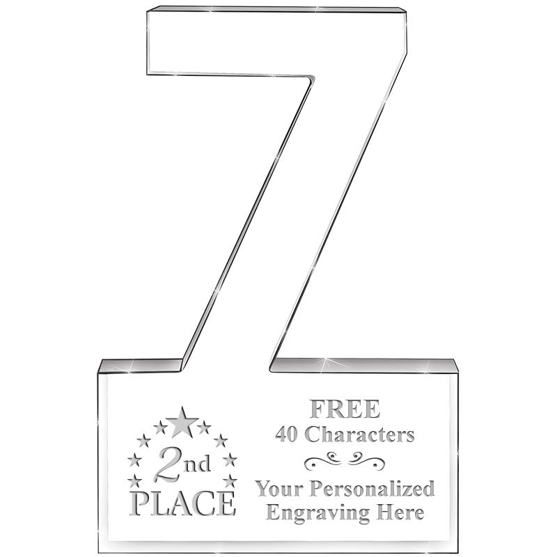 6" 7 YEARS OF SERVICE ACRYLIC