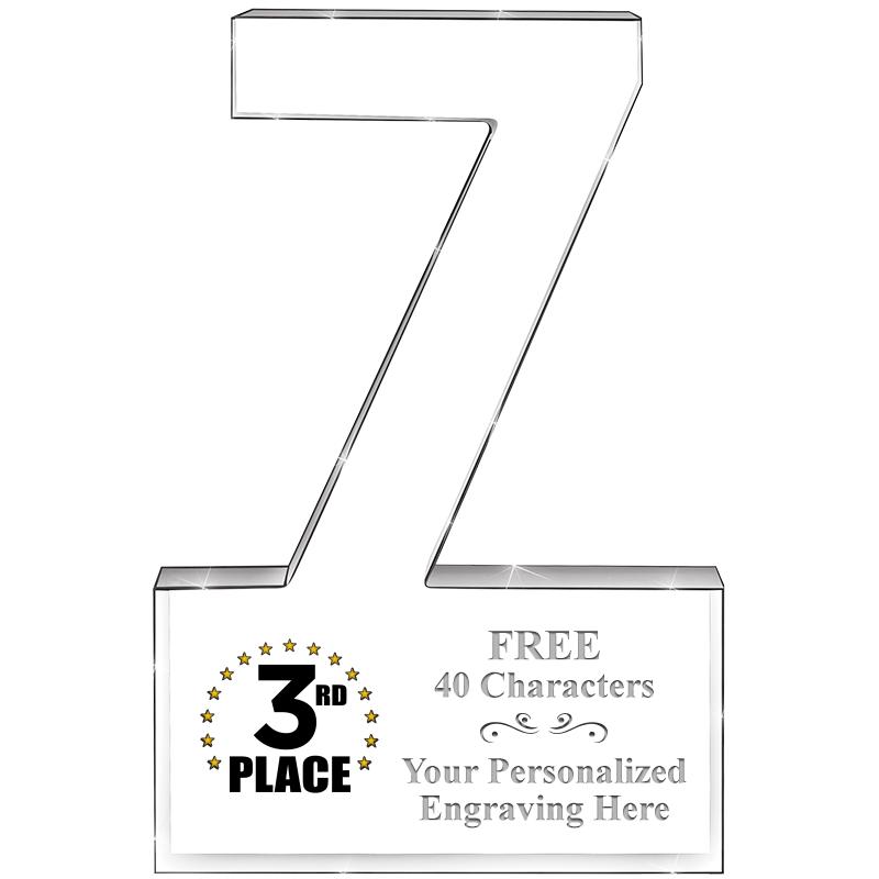 6" 7 YEARS OF SERVICE ACRYLIC