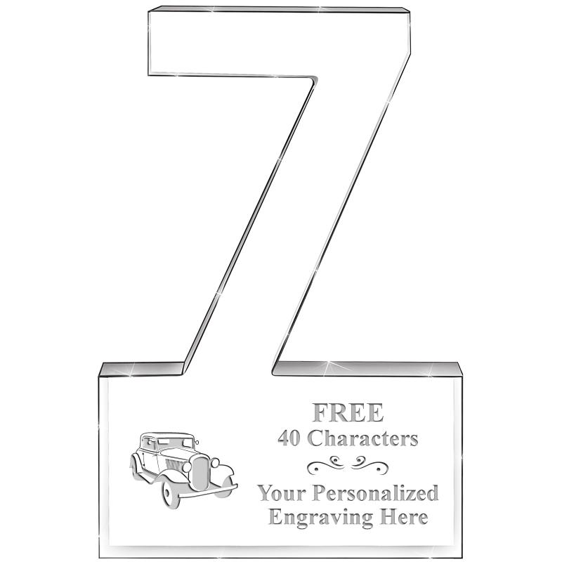 6" 7 YEARS OF SERVICE ACRYLIC