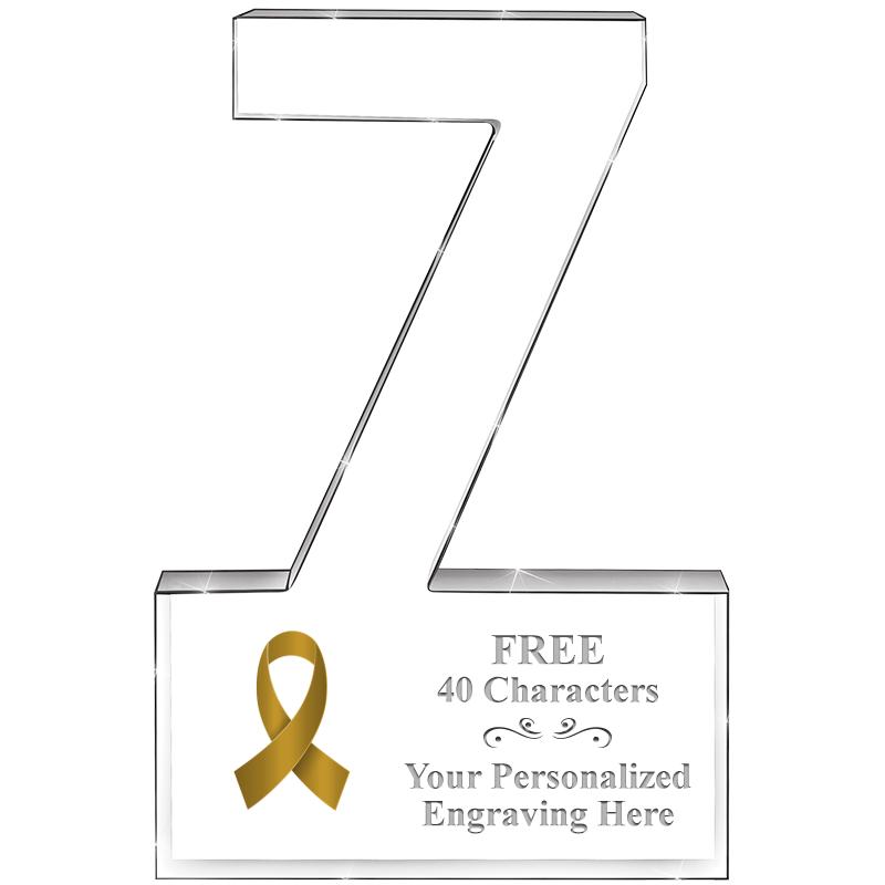 6" 7 YEARS OF SERVICE ACRYLIC