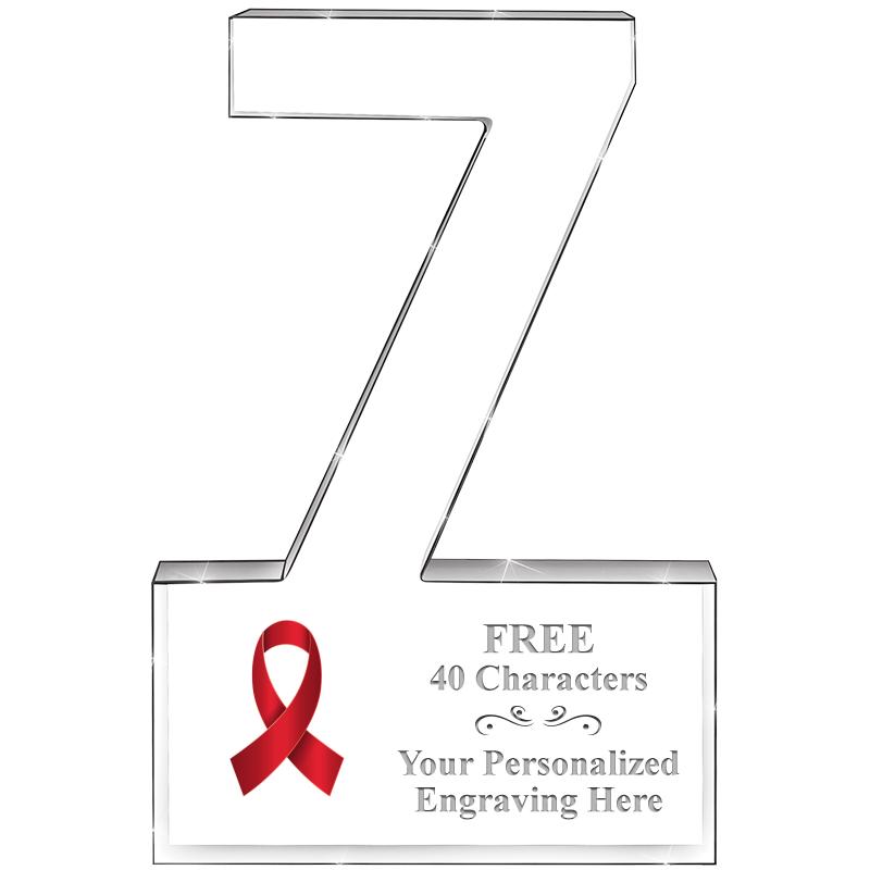 6" 7 YEARS OF SERVICE ACRYLIC