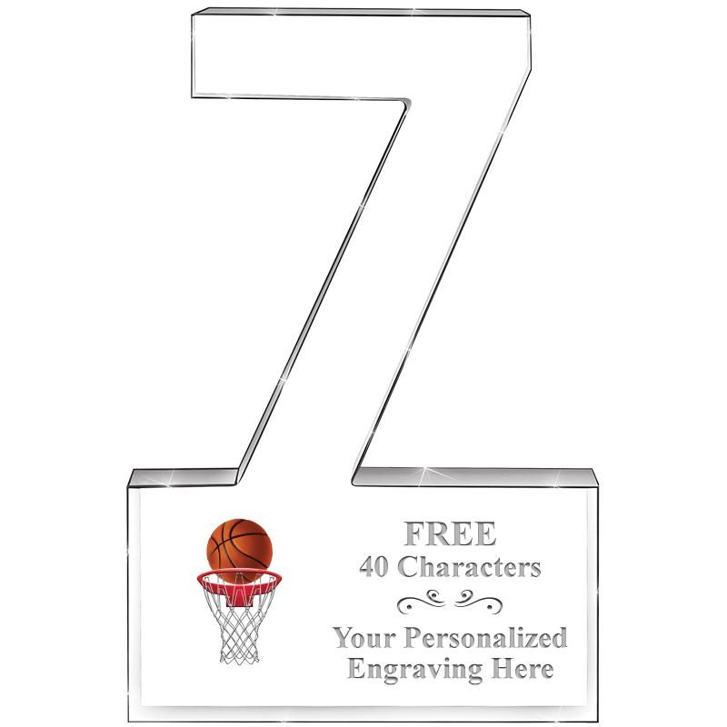 6" 7 YEARS OF SERVICE ACRYLIC