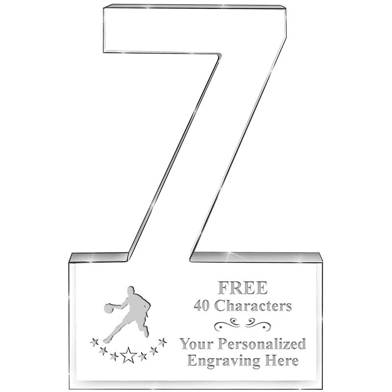 6" 7 YEARS OF SERVICE ACRYLIC