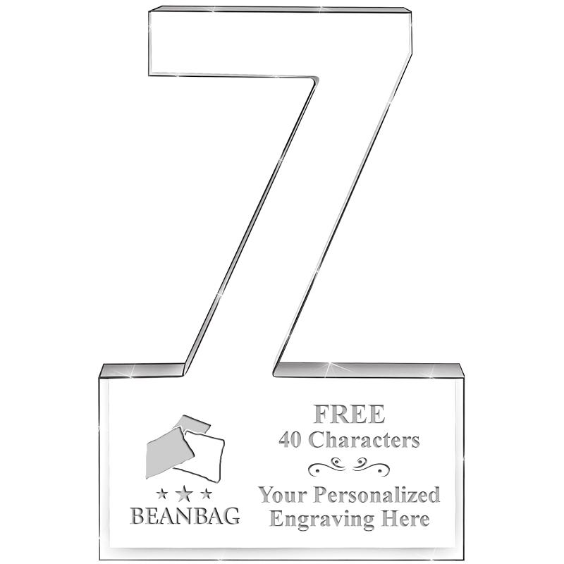 6" 7 YEARS OF SERVICE ACRYLIC