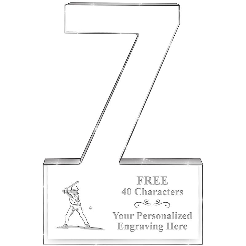 6" 7 YEARS OF SERVICE ACRYLIC