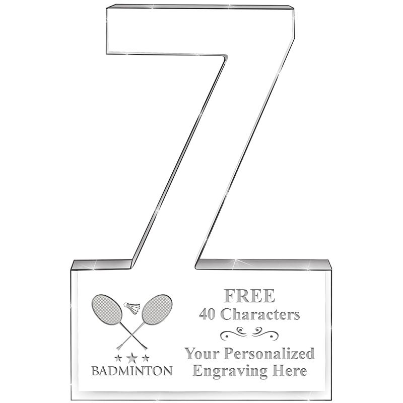 6" 7 YEARS OF SERVICE ACRYLIC