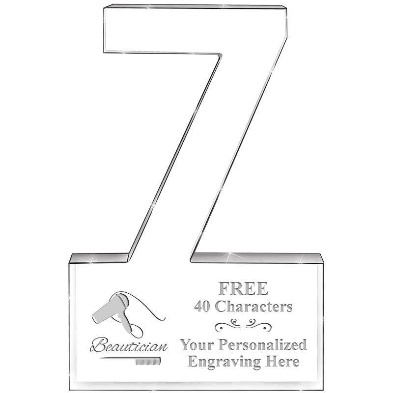 6" 7 YEARS OF SERVICE ACRYLIC